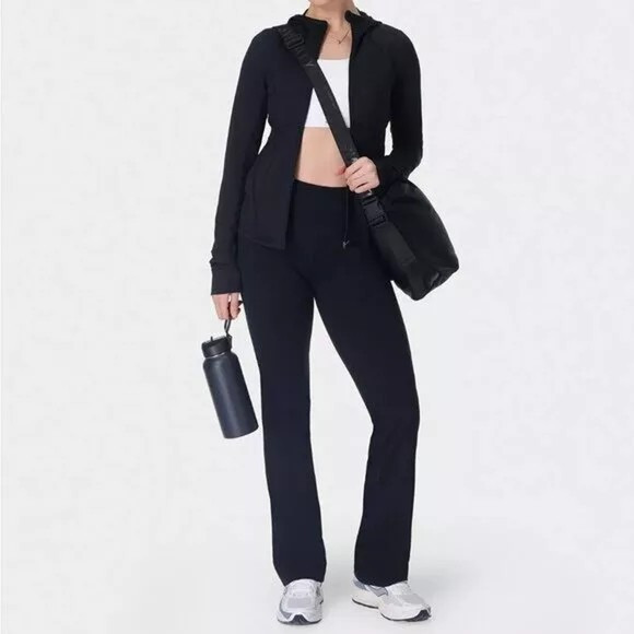 Sweaty Betty Power 30" Bootcut workout trousers leggings black pants new Small - Picture 2 of 5